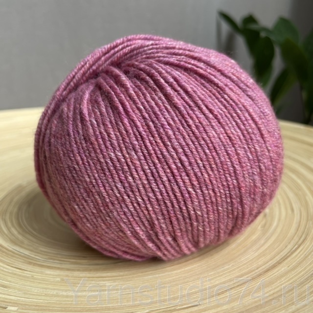 130 брусничный меланж  - Cool Wool Melange